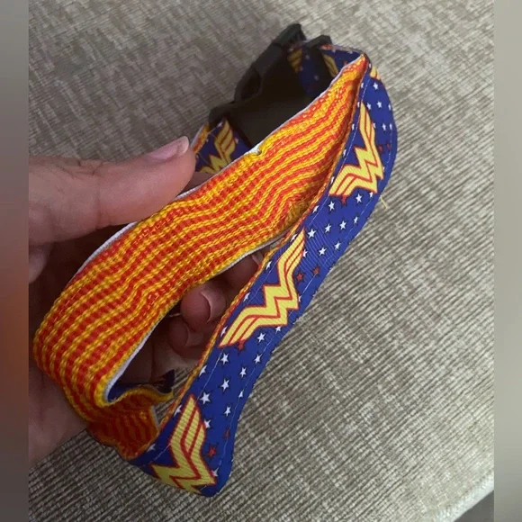 Wonder Woman Dog Collar – Adjustable Standard Collar For Small To Large Dogs – Made In USA - View #4